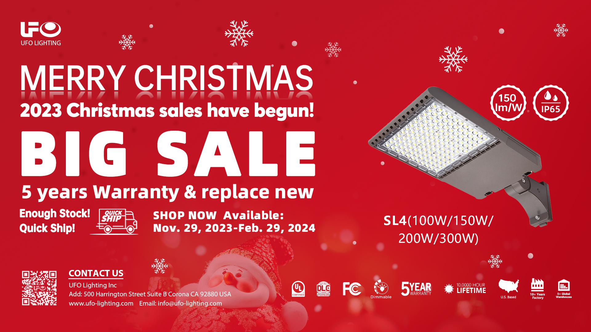 SL4 area lighting LED shoebox light big sales